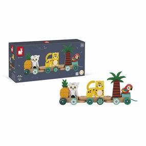 Babykids_Janod_Toys Janod Tropik - Pull - Along Tropical Train