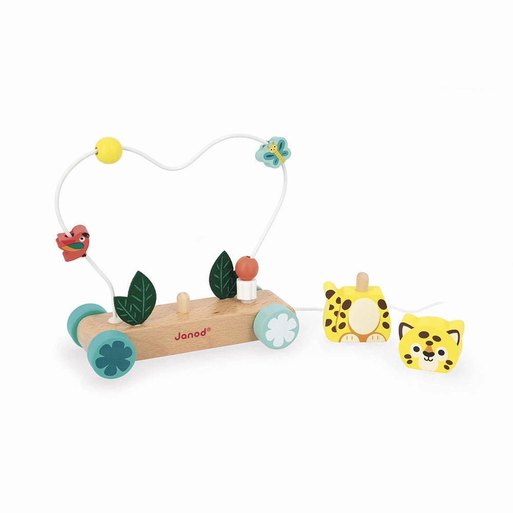 Babykids_Janod_Toys Janod Tropik - Pull-Along Jaguar