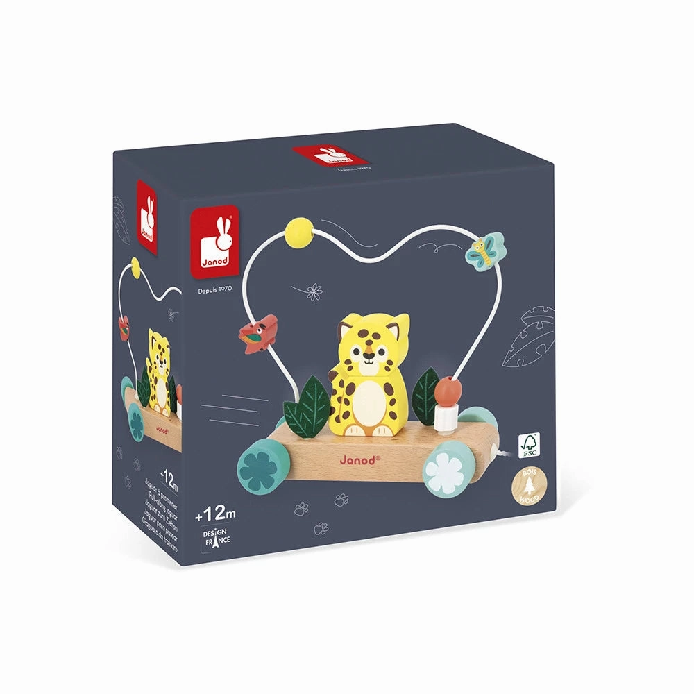 Babykids_Janod_Toys Janod Tropik - Pull-Along Jaguar