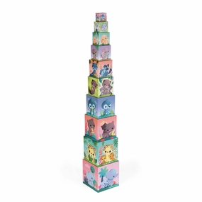 Babykids_Janod_Toys Janod Ultra-Cute Animals Square Stacking