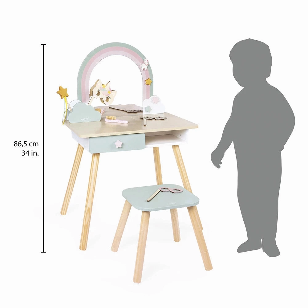 Babykids_Janod_Toys Janod Unicorn - Big Dressing Table