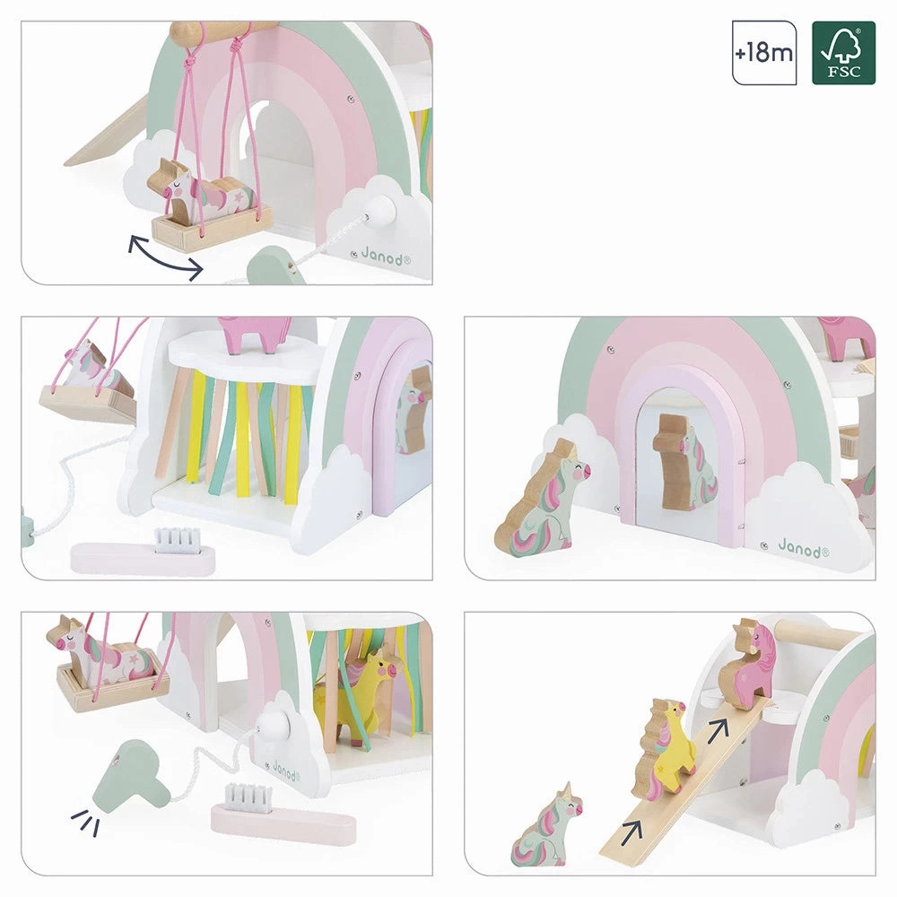 Babykids_Janod_Toys Janod Unicorn - Unicorn House