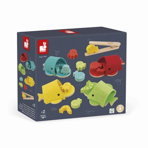 Babykids_Janod_Toys Janod Whales Colour Matching Game