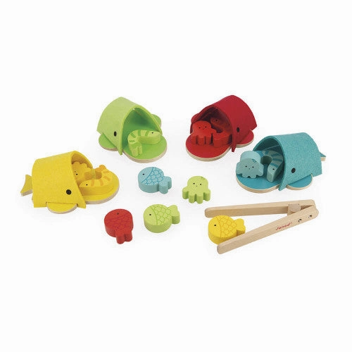 Babykids_Janod_Toys Janod Whales Colour Matching Game