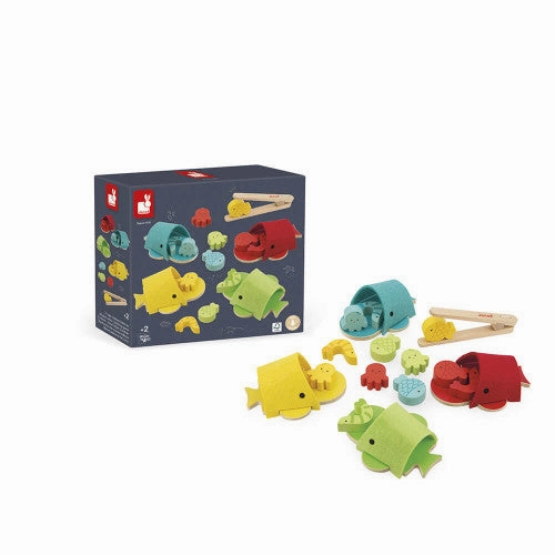 Babykids_Janod_Toys Janod Whales Colour Matching Game