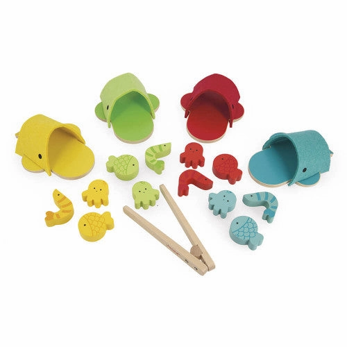 Babykids_Janod_Toys Janod Whales Colour Matching Game