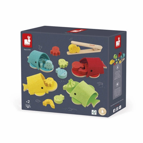 Babykids_Janod_Toys Janod Whales Colour Matching Game