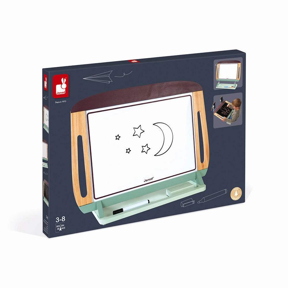 Babykids_Janod_Toys Janod White and Blackboard Table