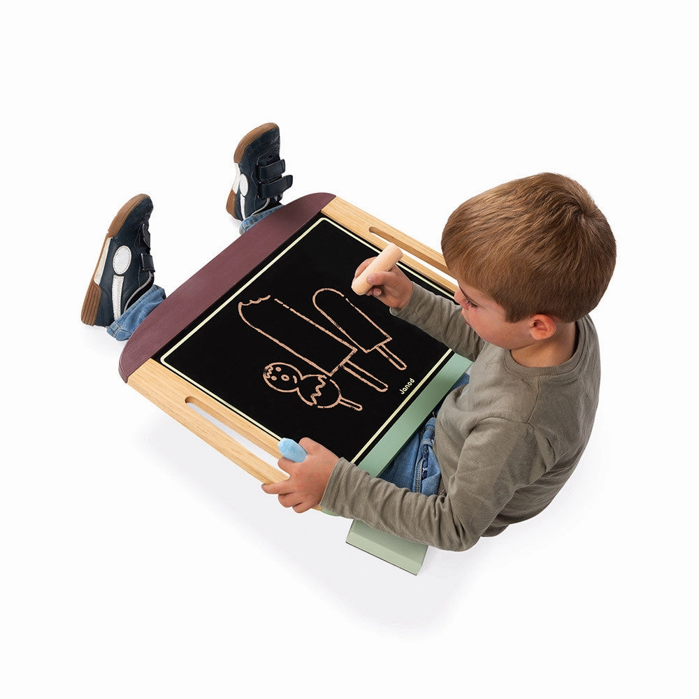 Babykids_Janod_Toys Janod White and Blackboard Table