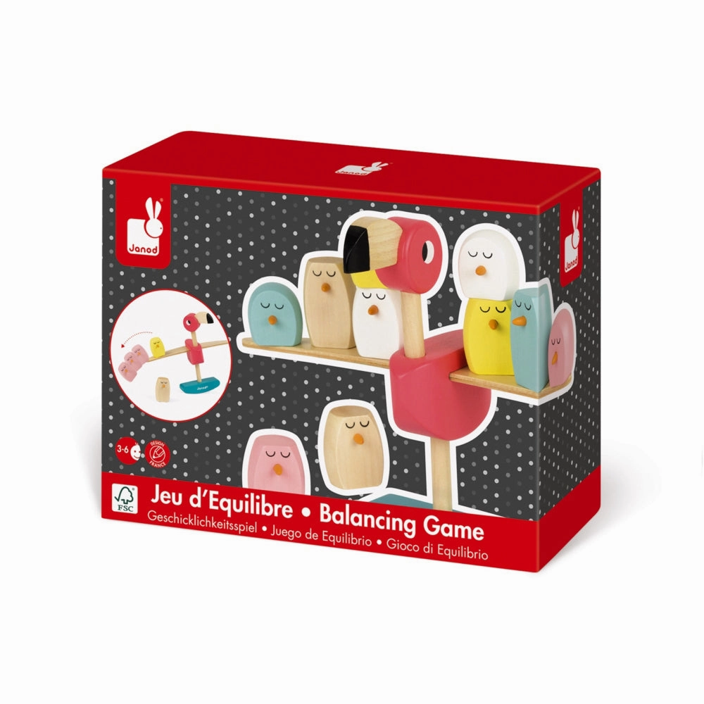Babykids_Janod_Toys Janod Zigolos Balancing Game - Flamingo