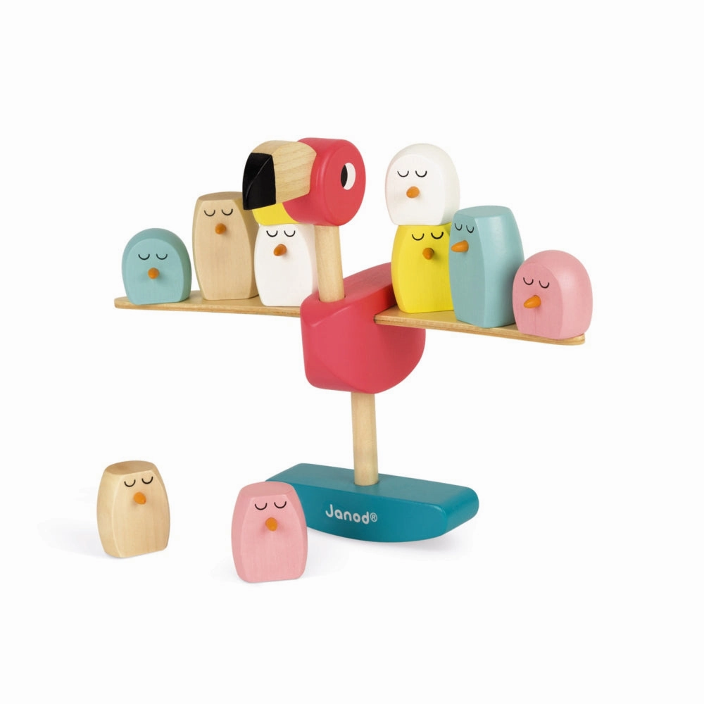 Babykids_Janod_Toys Janod Zigolos Balancing Game - Flamingo