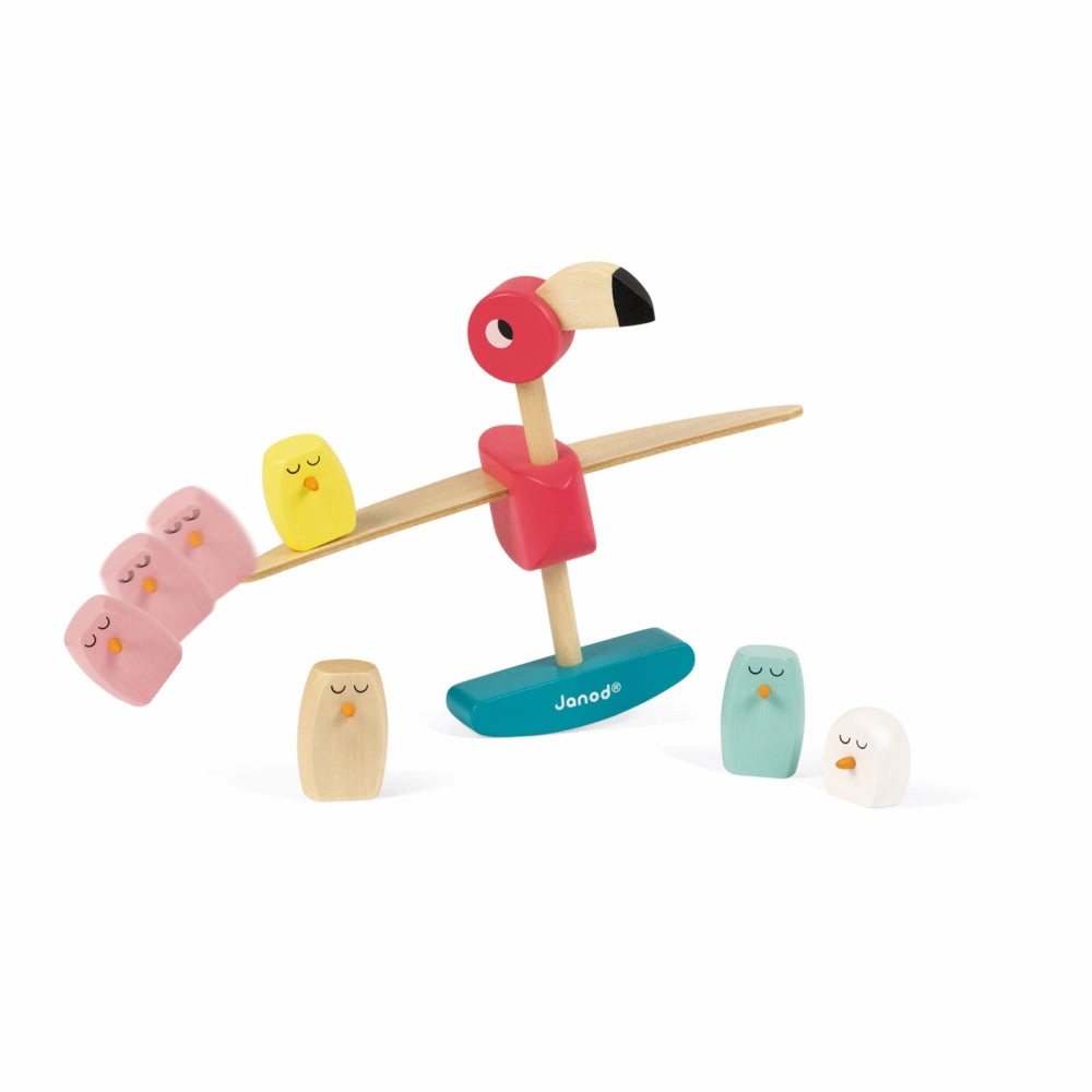 Babykids_Janod_Toys Janod Zigolos Balancing Game - Flamingo