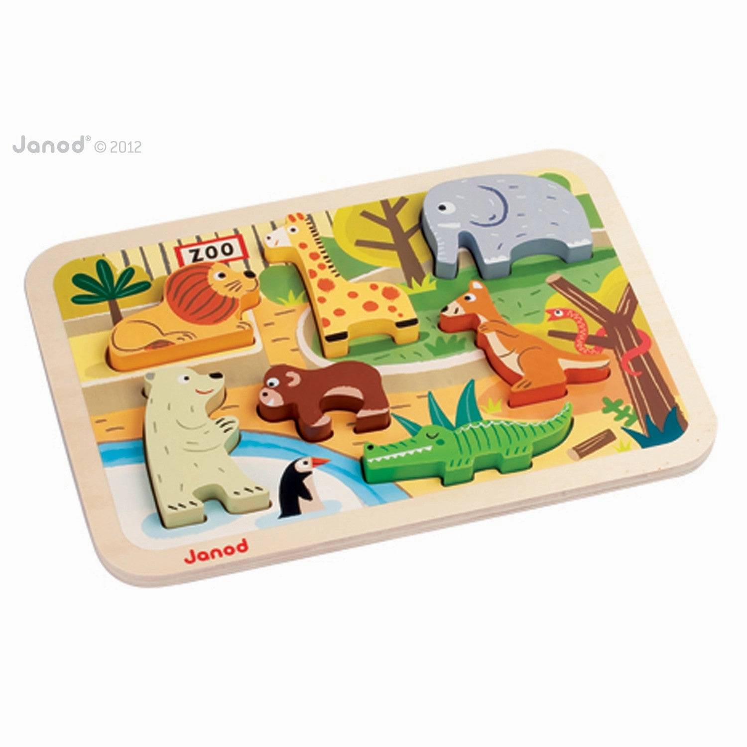 Babykids_Janod_Toys Janod Zoo Chunky Puzzle