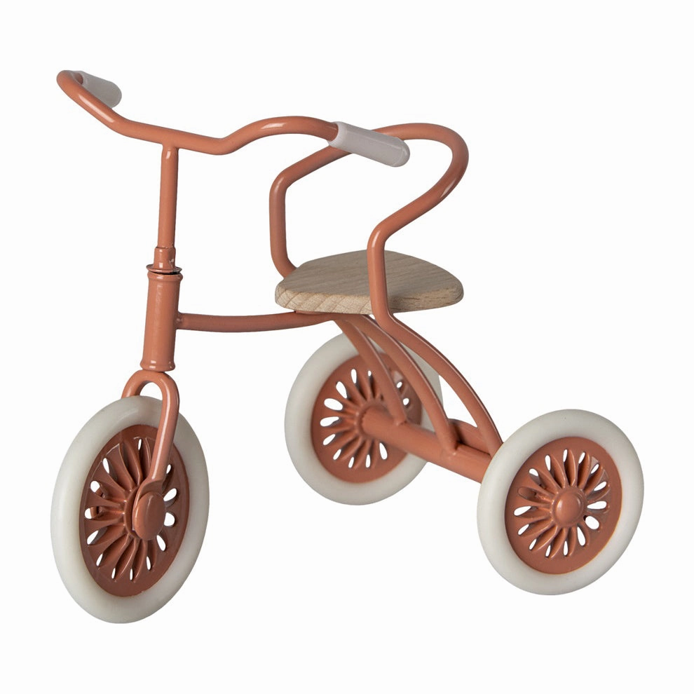 Babykids_Maileg_Toys Maileg Abri  Tricycle, Mouse - Coral