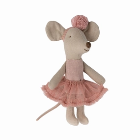 Babykids_Maileg_Toys Maileg Ballerina Mouse, Little Sister - Rose