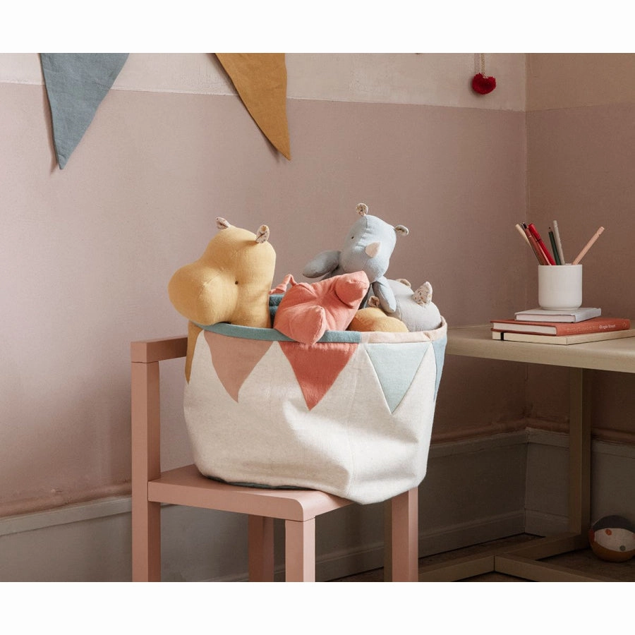 Babykids_Maileg_Toys Maileg Basket, 2 pcs set - Rose