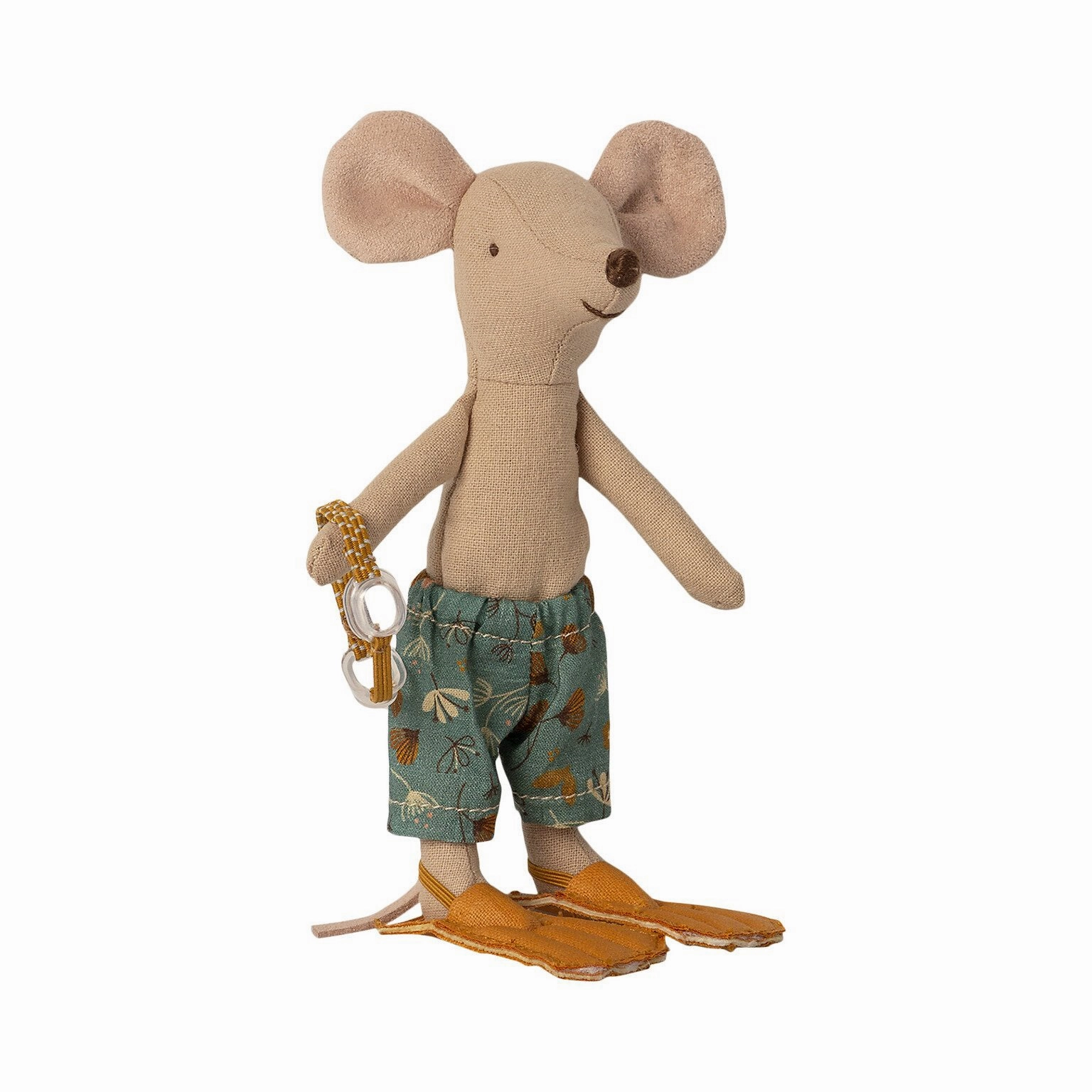 Babykids_Maileg_Toys Maileg Beach Mice, Big Brother In Cabin De Plage