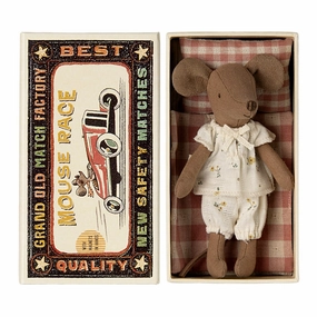 Babykids_Maileg_Toys Maileg Big Sister Mouse in Matchbox