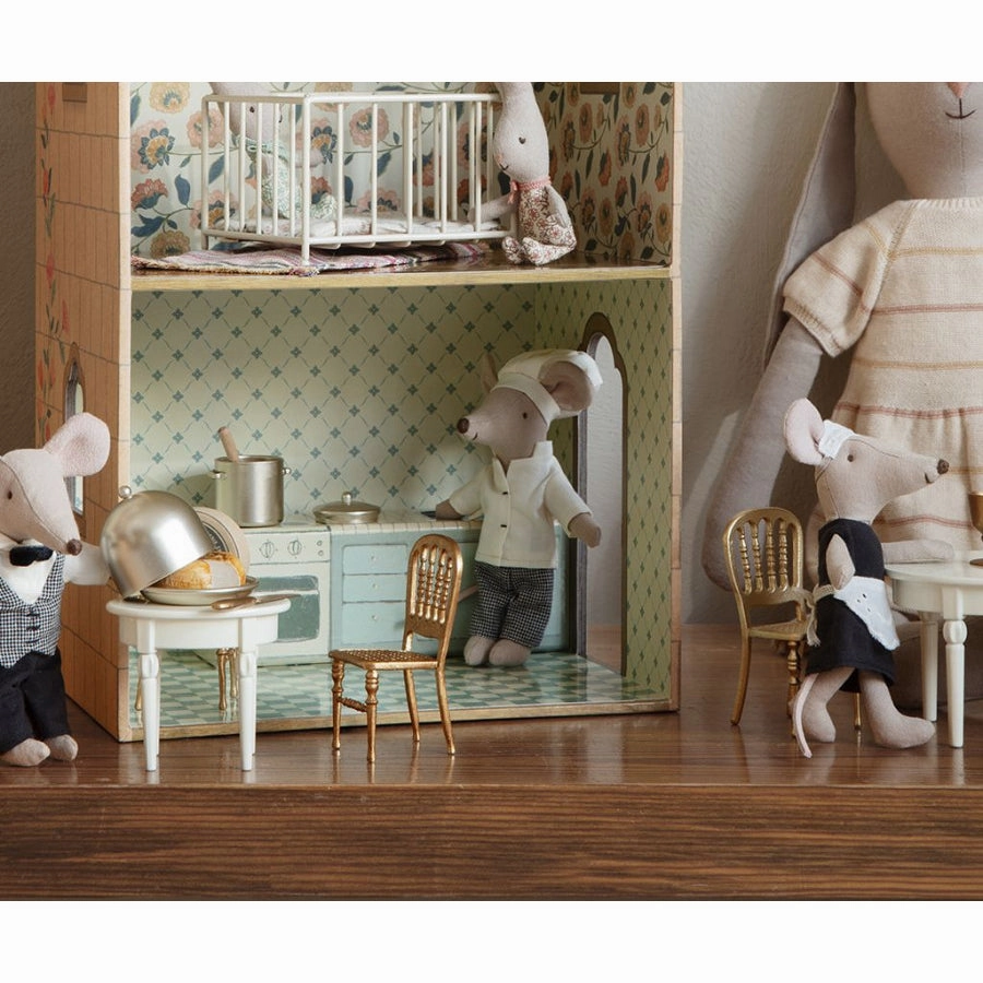 Babykids_Maileg_Toys Maileg Chair, Mouse - Gold