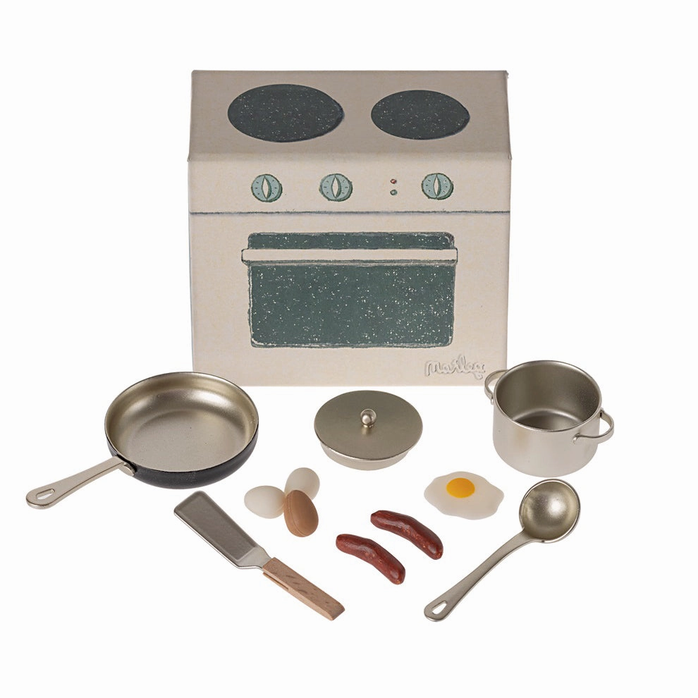Babykids_Maileg_Toys Maileg Cooking Set, Mouse