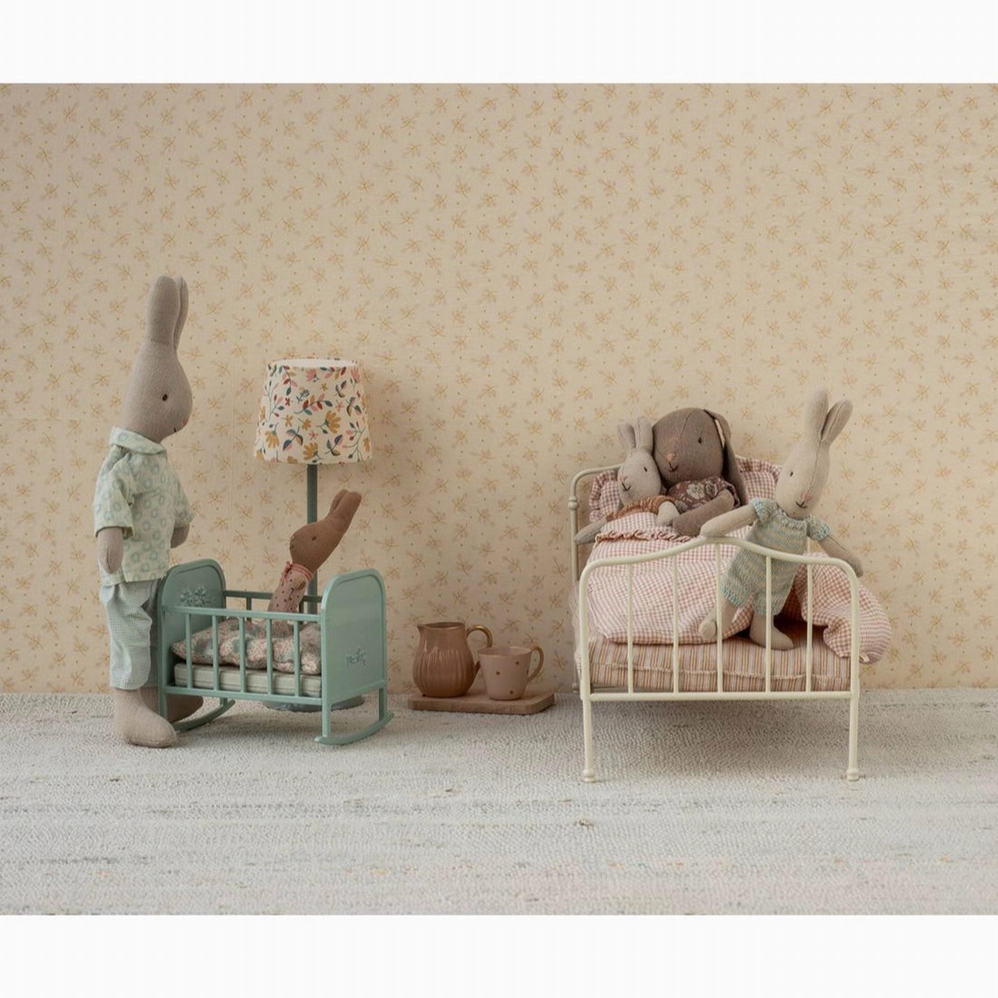 Babykids_Maileg_Toys Maileg Cradle, My  Blue Mint
