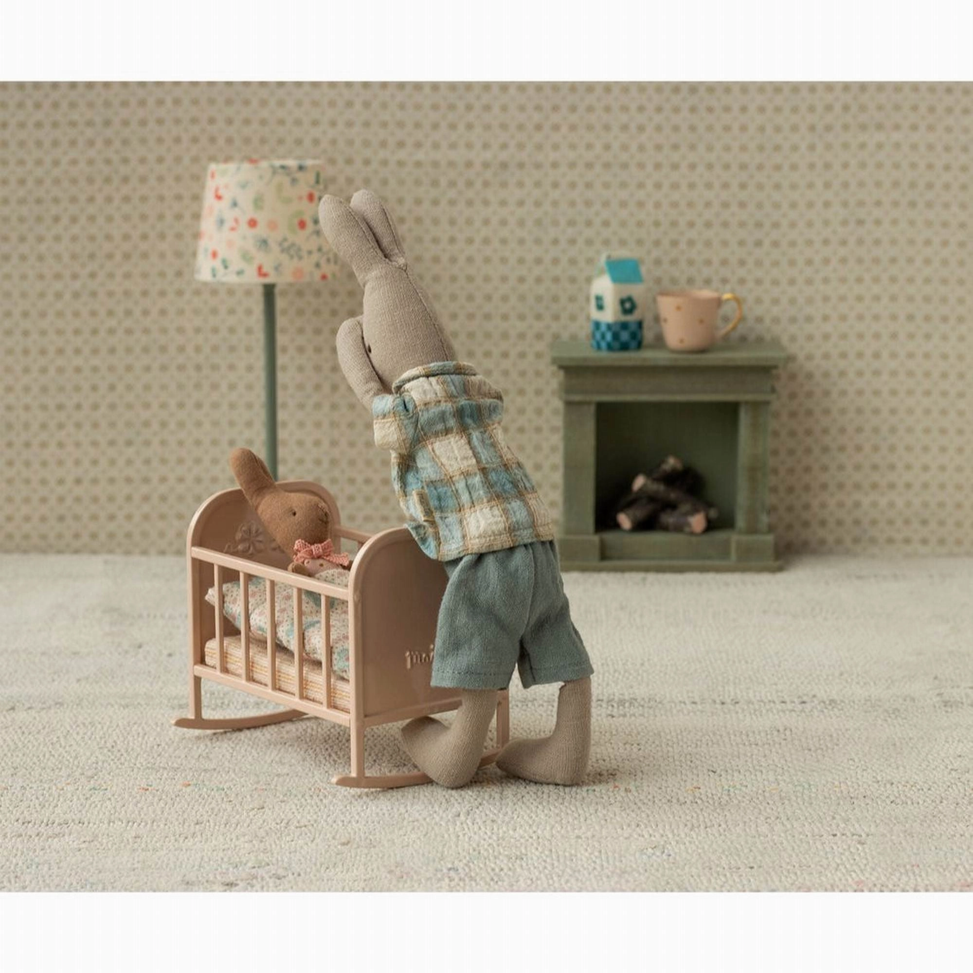 Babykids_Maileg_Toys Maileg Cradle, My  Light Rose