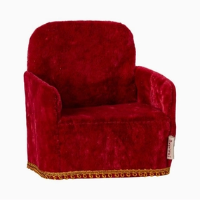 Babykids_Maileg_Toys Maileg Folding Chair, Mouse  Red