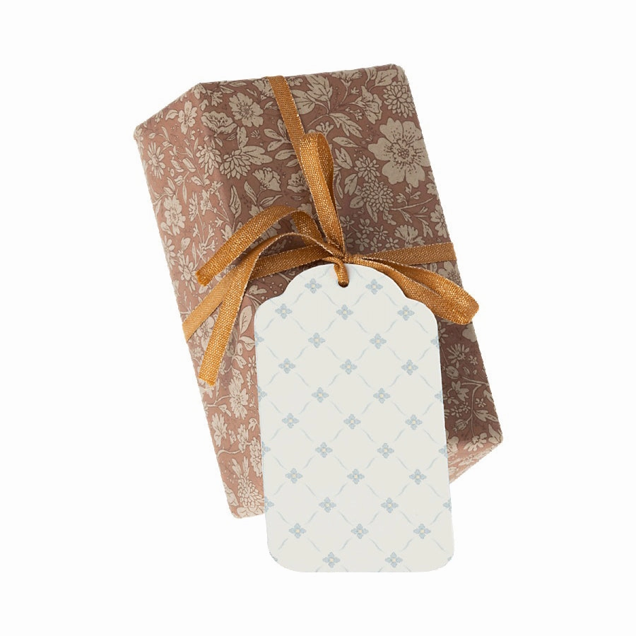 Babykids_Maileg_Toys Maileg Gift Tags, Blue Flowers 15 pcs