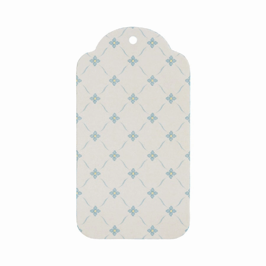 Babykids_Maileg_Toys Maileg Gift Tags, Blue Flowers 15 pcs