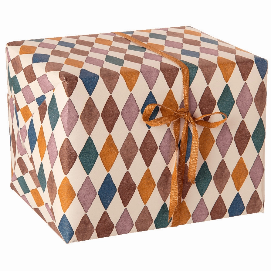 Babykids_Maileg_Toys Maileg Giftwrap, Harlequin 10m