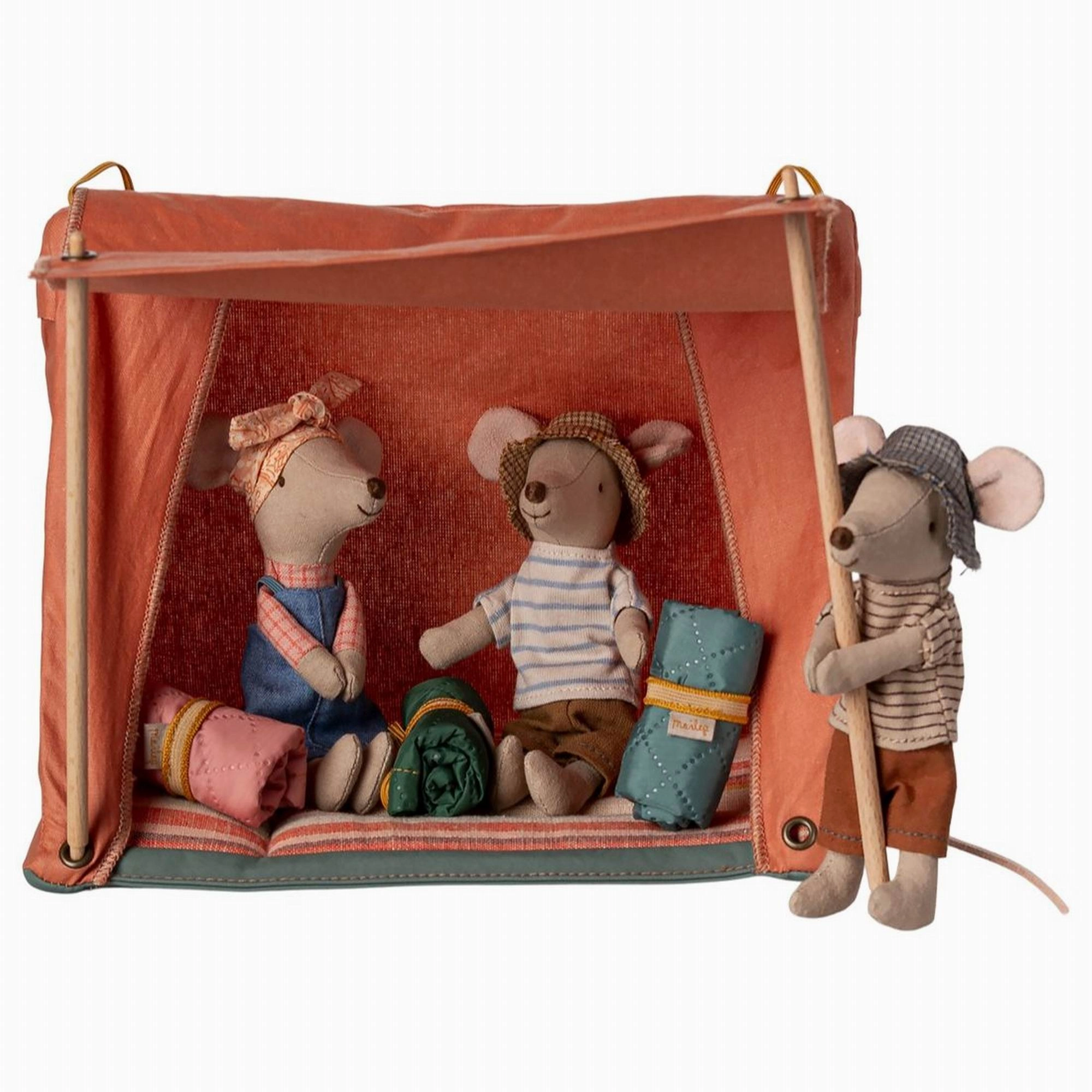 Babykids_Maileg_Toys Maileg Happy Camper Tent, Mouse