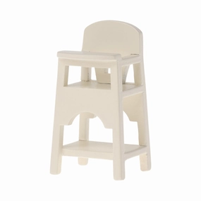 Babykids_Maileg_Toys Maileg High Chair, Mouse - Off White