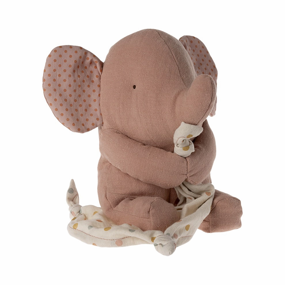 Babykids_Maileg_Toys Maileg Lullaby Friends, Elephant - Old Rose