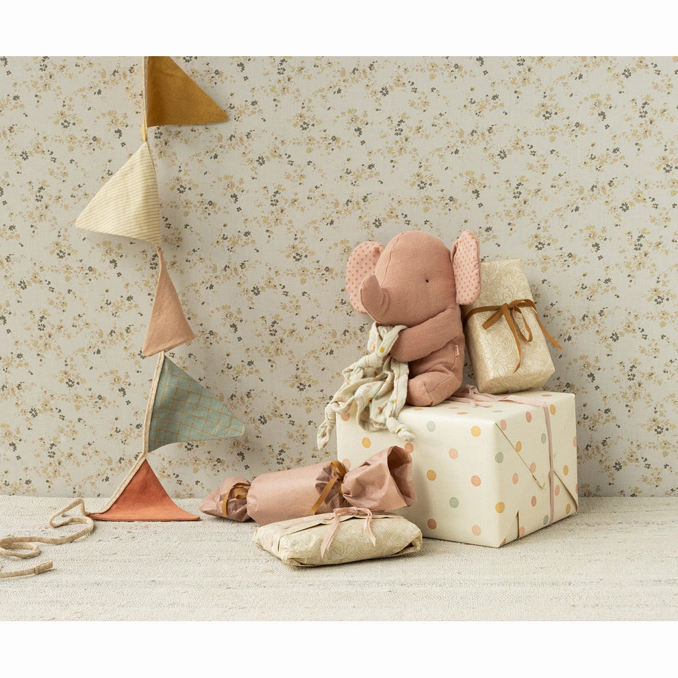Babykids_Maileg_Toys Maileg Lullaby Friends, Elephant - Old Rose