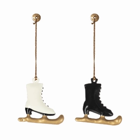 Babykids_Maileg_Toys Maileg Metal Ornament, Dark Skate (1pc)