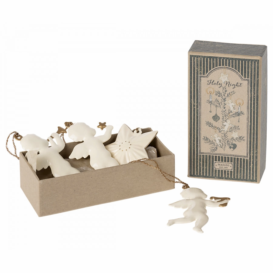 Babykids_Maileg_Toys Maileg Metal Ornament Set - Holy Night