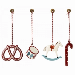 Babykids_Maileg_Toys Maileg Metal Ornament Set - Peter's Christmas