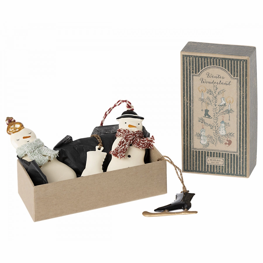 Babykids_Maileg_Toys Maileg Metal Ornament Set - Winter Wonderland