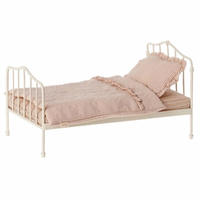 Babykids_Maileg_Toys Maileg Miniature Bed, Mini - Purple