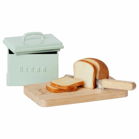 Babykids_Maileg_Toys Maileg Miniature Bread Box W. Cutting Board and Knife