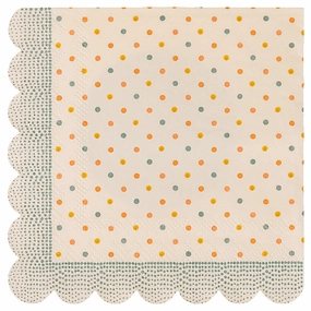 Babykids_Maileg_Toys Maileg Napkin, Multi Dots