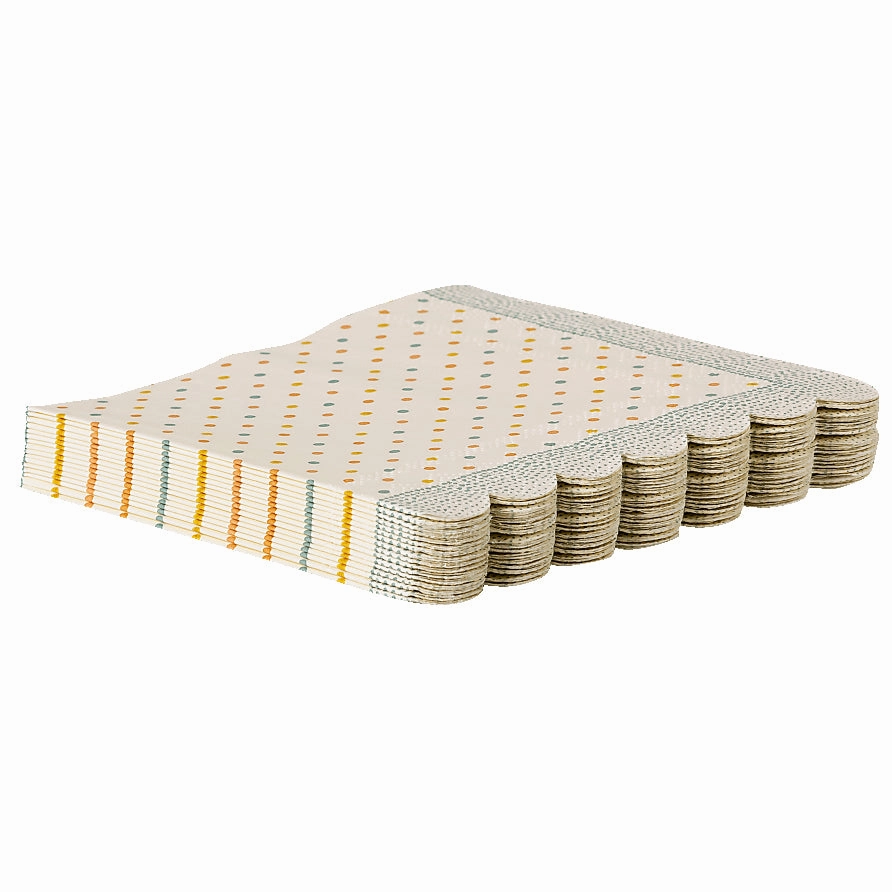 Babykids_Maileg_Toys Maileg Napkin, Multi Dots