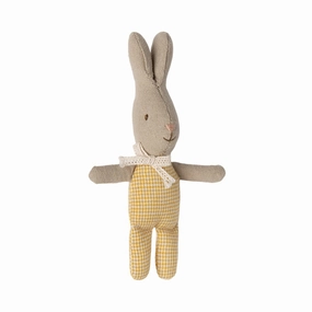 Babykids_Maileg_Toys Maileg Rabbit, My - Yellow Check