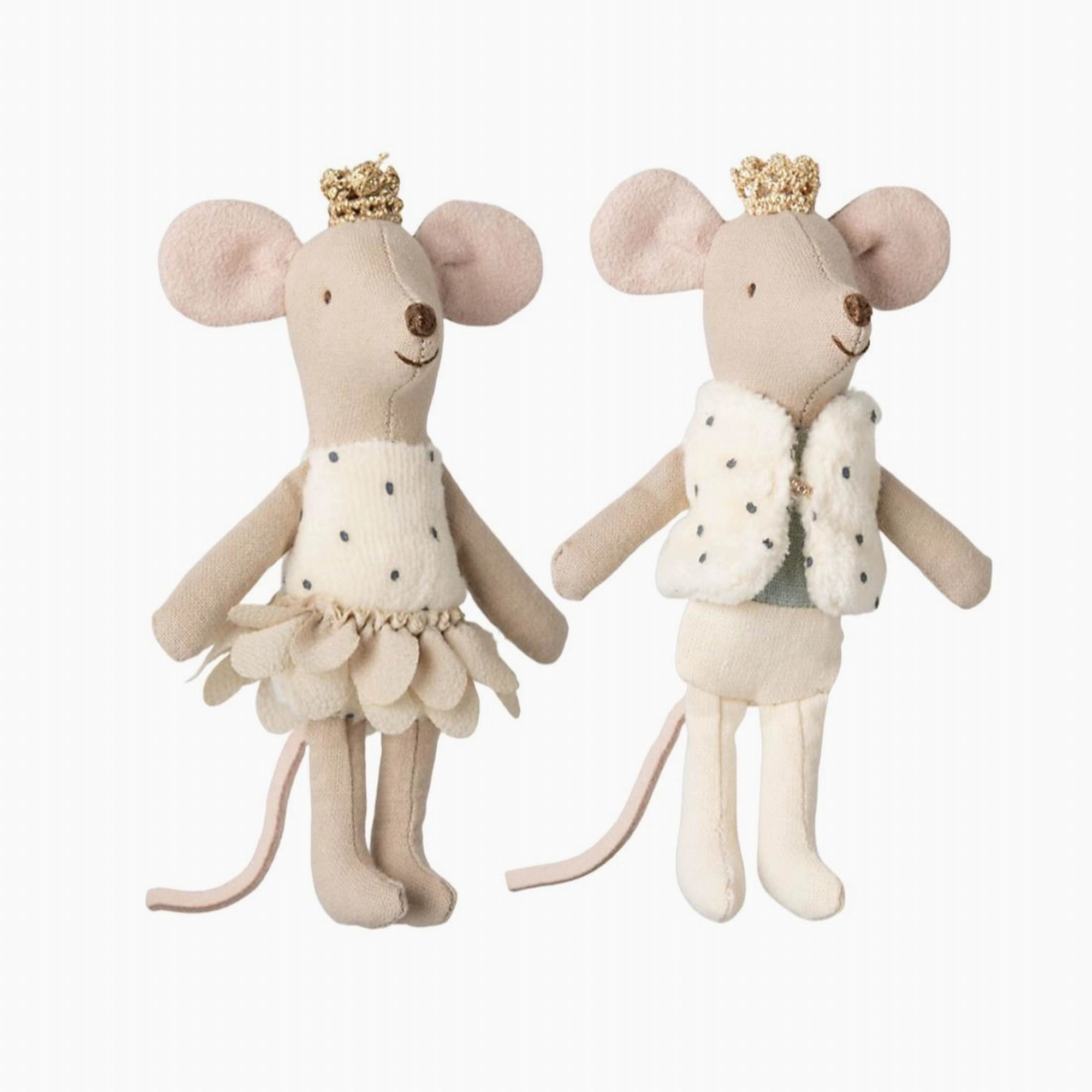 Babykids_Maileg_Toys Maileg Royal Twin Mice, Little Sister and Brother in Matchbox