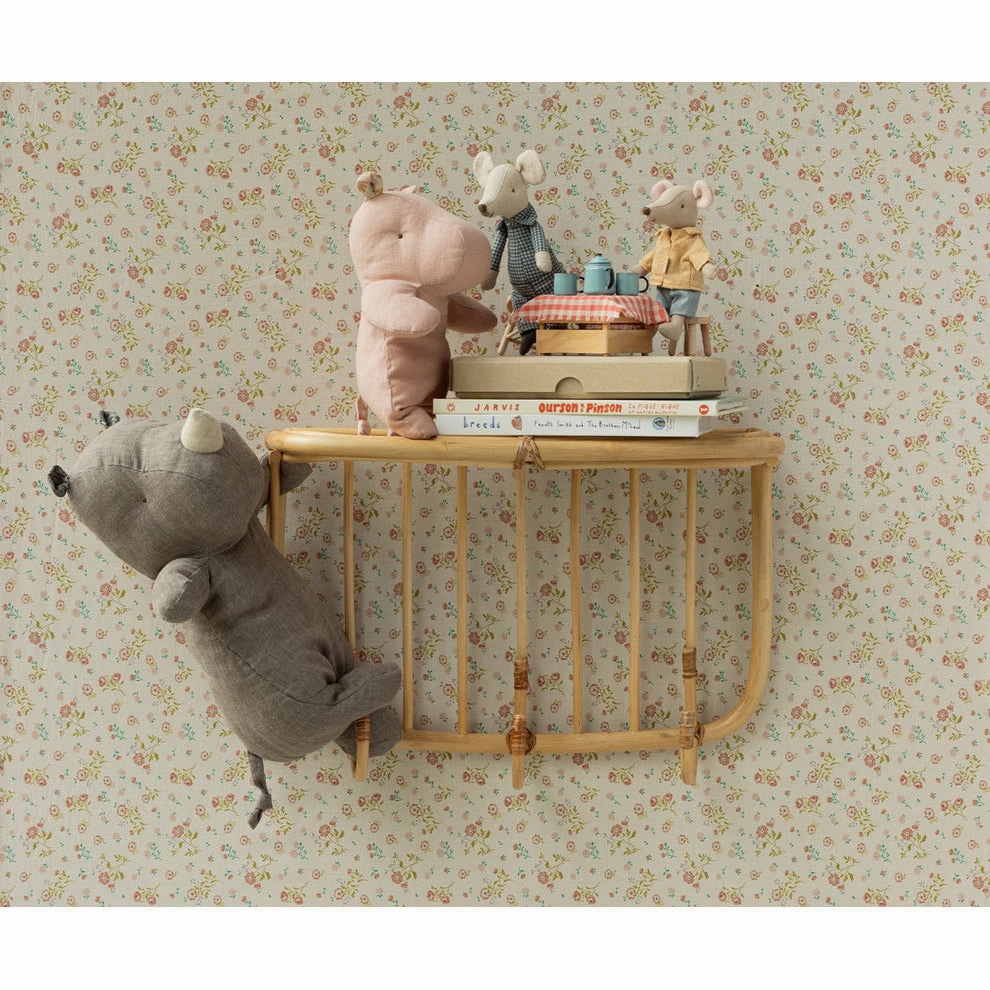 Babykids_Maileg_Toys Maileg Safari Friends, Small Hippo - Soft Rose