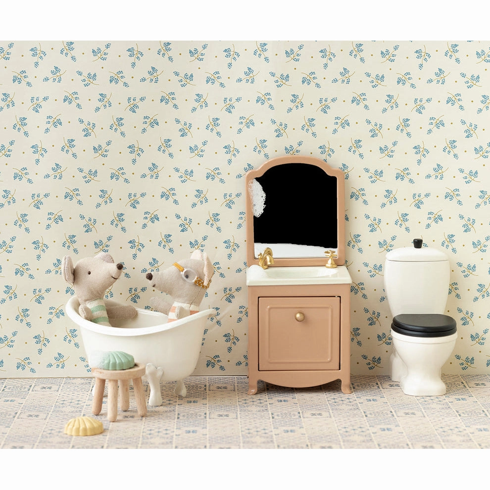Babykids_Maileg_Toys Maileg Sink Dresser, Mouse - Powder