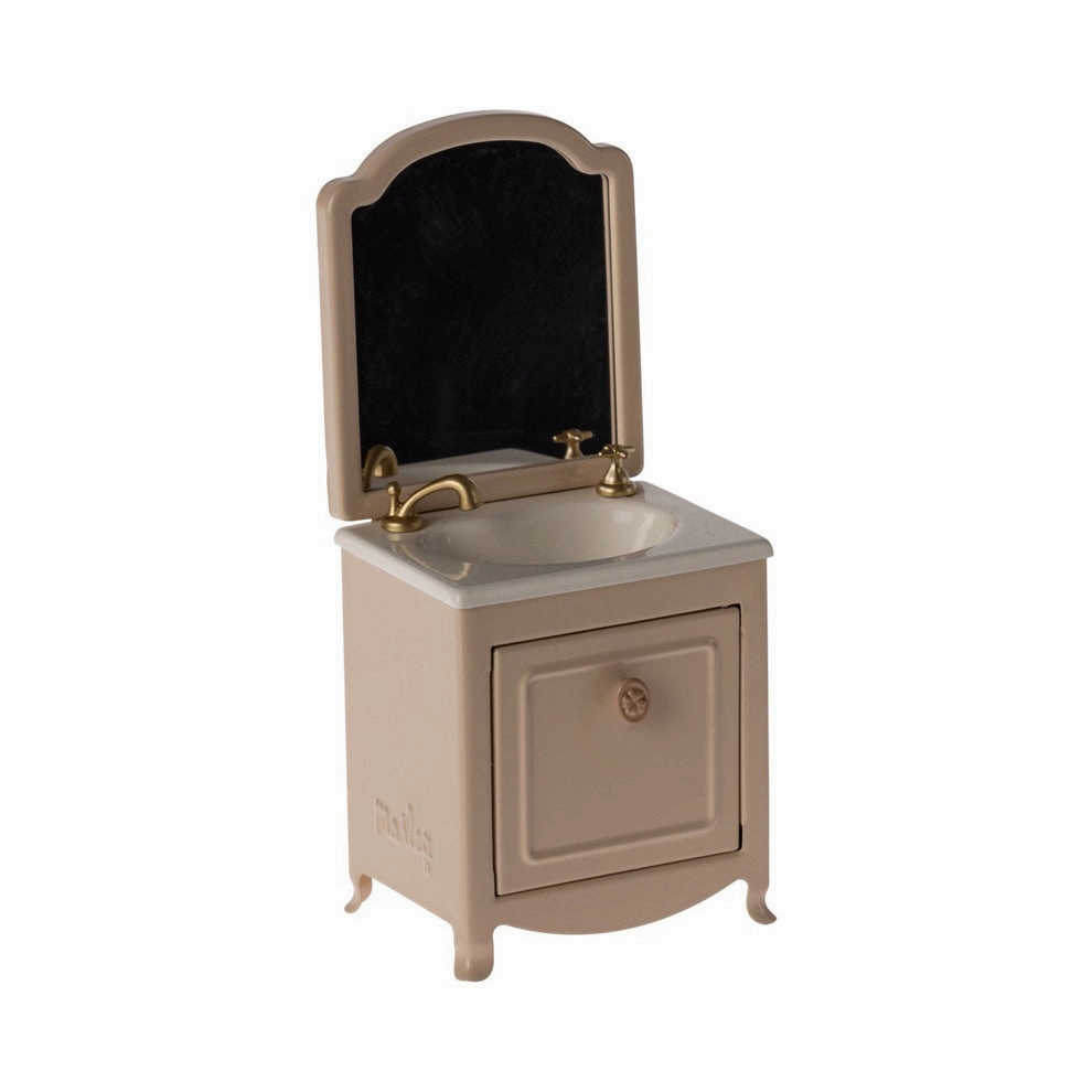Babykids_Maileg_Toys Maileg Sink Dresser, Mouse - Powder