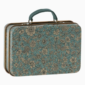 Babykids_Maileg_Toys Maileg Small Suitcase Blossom Blue