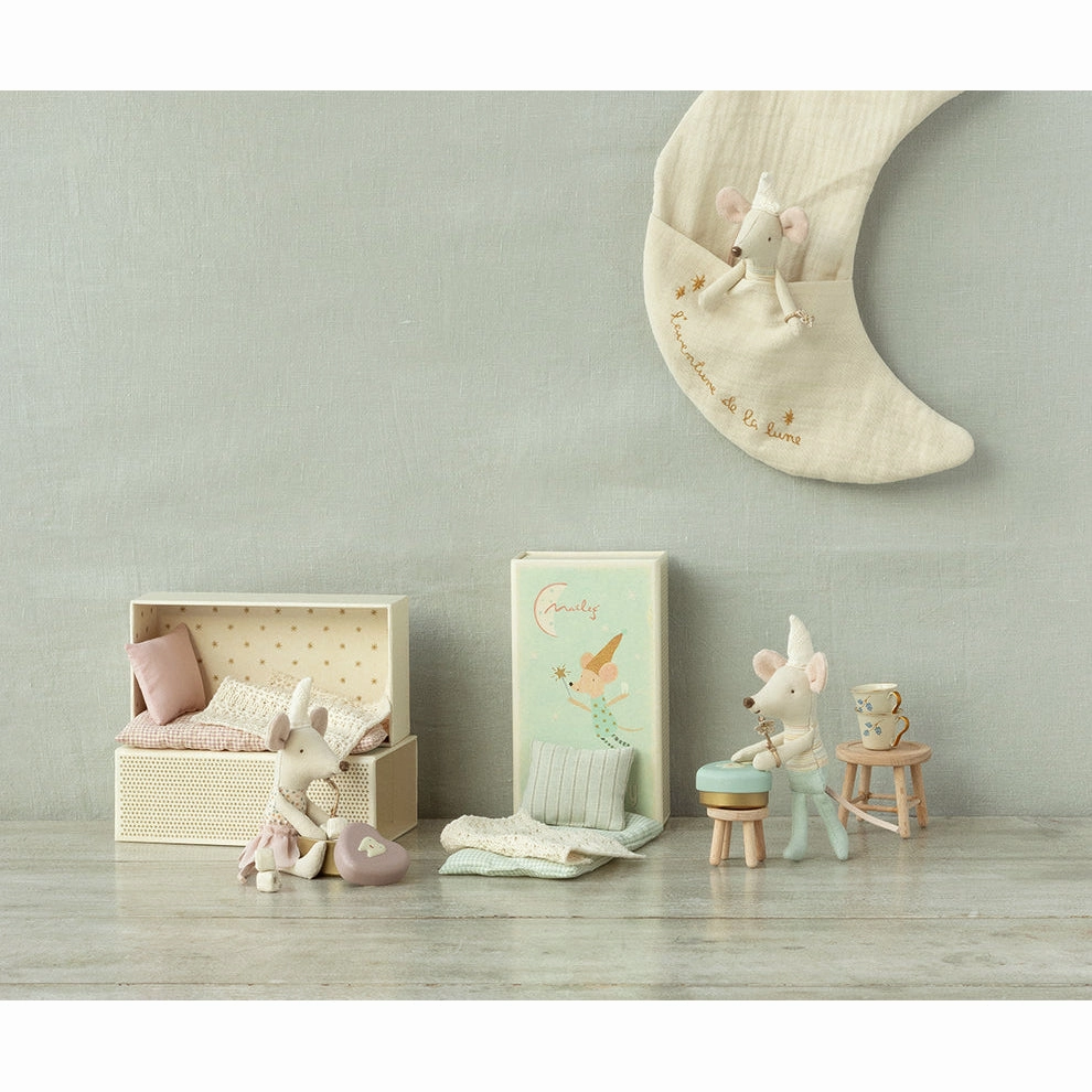 Babykids_Maileg_Toys Maileg Tooth Fairy Mouse, Little Brother in Matchbox