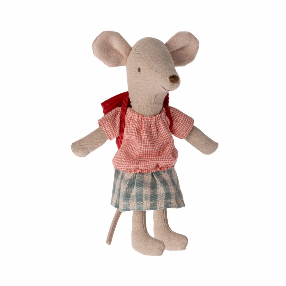 Babykids_Maileg_Toys Maileg Tricycle Mouse, Big Sister - Red